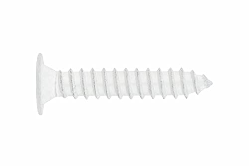 INDEX Fixing Systems TCPB4232 [CP B] Blechschrauben mit extra flachem Kopf und Kreuzschlitz, weiß (4,2 x 32), 4,2 x 32 mm, 500 Stück von INDEX A PERFECT FIXING