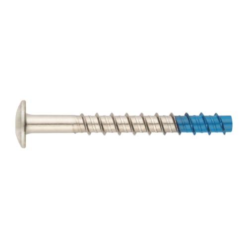 INDEX A PERFECT FIXING TXT06040 [TXT] Betonschraube mit direkter Befestigung, Zulassung, Steckkopf und Tx50, zweiseitig, Maße: Ø6 x 40, Box mit 50 Stück von INDEX A PERFECT FIXING