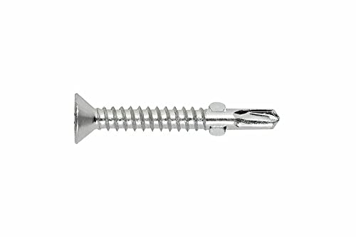 Index 184 ATA6360 Index ATA6360-Tornillo selbstotaladrante Con Broca Rücken Alas Cabeza Avellanada Y huella TX Cincado (6,3 x 60, 250 Uds.) von INDEX A PERFECT FIXING