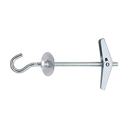 Index Fixing Systems BZPAGAM06 Federklappdübel mit Haken Unterlegscheibe und Sechskantmutter, verzinkt von INDEX A PERFECT FIXING