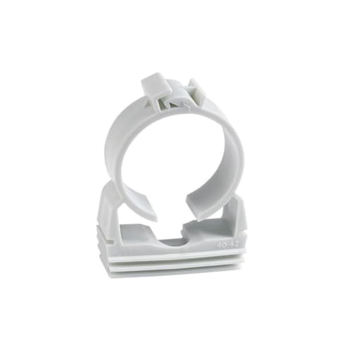 Index Fixing Systems LSABMUG15 Mehrzweck-Nylon-Rohrclip AB-MUG | geeignet zur Befestigung mit Gasnagelgeräten, UV-beständig, für PVC-Rohr, Stahlrohr, Kupferrohr | Durchmesser: 15-16, 8 Stück von INDEX A PERFECT FIXING