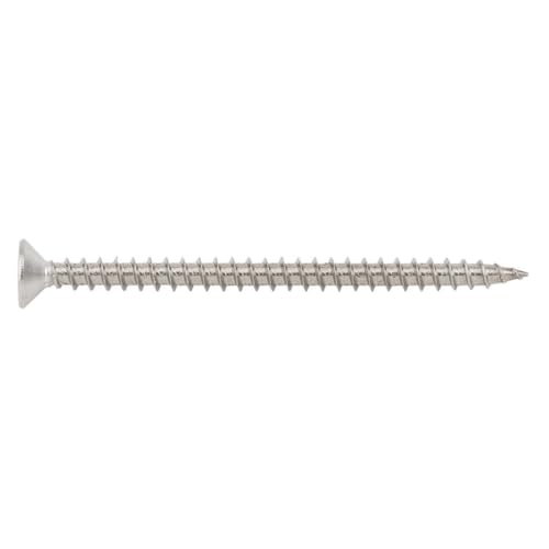 Index TPA245050 – Bodenschraube Pozidriv Edelstahl A2 Kopf 90 Senkkopf Filet 40 geschmiert 4,5 x 050 von INDEX A PERFECT FIXING