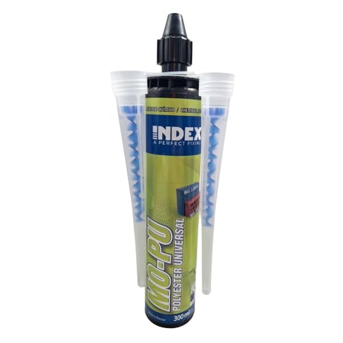 1x Injektionsmörtel 300 ml inklusive 2 Mischer | Montagemörtel | Verbundmörtel | 2K Injektionsmörtel | Schwerlastbefestigung | Montagemörtel | Ankerkleber 1x Injektionsmörtel 300 ml inklusive 2 Mischer | Montagemörtel | Verbundmörtel | 2K Injektionsmörtel | Schwerlastbefestigung | Montagemörtel | Ankerkleber von INDEX