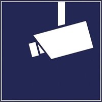 Aufkleber Videoüberwachung 3 Stück, WAK-V - 100 x 100 mm Aufkleber Videoüberwachung 3 Stück, WAK-V - 100 x 100 mm von INDEXA