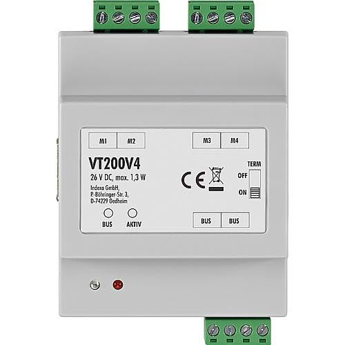 Video Splitter 4 Anschlüsse für Video-Türsprechanlage VT200 von INDEXA