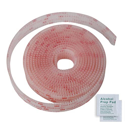 Hergestellt mit 3 M Dual Lock SJ3560 adhäsive band dünn extra stark klebepads Hochleistung wasserfest ablösbar rückständelos Klettpunkte Klebeband Klebestreifen (3 M SJ3560, 25,4mm x 2 meter) von INDIAN STORE 24