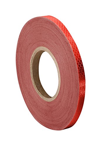 INDIAN STORE 24 3 M Engineer Grade EGP Reflektierende Reflektorband Reflektorfolie Sicherheitswarnband Wasserdicht Reflexfolie Autos Motorräder Helm Fahrrad (3432 Red,38 mm x 4,6 meter) von INDIAN STORE 24