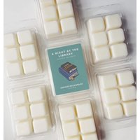 A Night At The Library Wax Melts Duftwachs | Dark Academia Bookish Sojawachs Teelicht Duftlampe Raumduft Vegan Handmade Gift Christmas von INDIGOFOXCandles