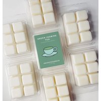 Green Jasmine Tea Wax Melts Duftwachs | Herbs Sojawachs Teelicht Duftlampe Raumduft Vegan Handmade Gift Christmas von INDIGOFOXCandles