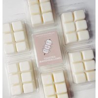 Marshmallow Vanilla Wachsmelts Sojawachs Duftwachs Vegan Snap Bar Teelicht Duftlampe Raumduft Wachswürfel Aromatherapie Wax Cubes Geschenk von INDIGOFOXCandles