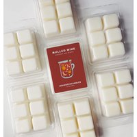 Mulled Wine Glühwein Wax Melts Duftwachs | Weihnachtsmarkt Zimt Orange Apfel Sojawachs Teelicht Duftlampe Raumduft Handmade Gift von INDIGOFOXCandles