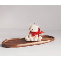 Teddybär Sojawachs Duftkerze Handgemacht Vegan Geschenk Herbst Home Decor Niedliche Kerze Geschenkidee Freundin Personalisierbar Weihnachten von INDIGOFOXCandles