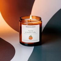 Pumpkin Duftkerze Stardew Valley Autumn Herbst Kürbiskuchen Holzdocht Kerze Im Glas Spice Caramel Latte Geschenk Gamer Freundin Cozy Sdv von INDIGOFOXCandles