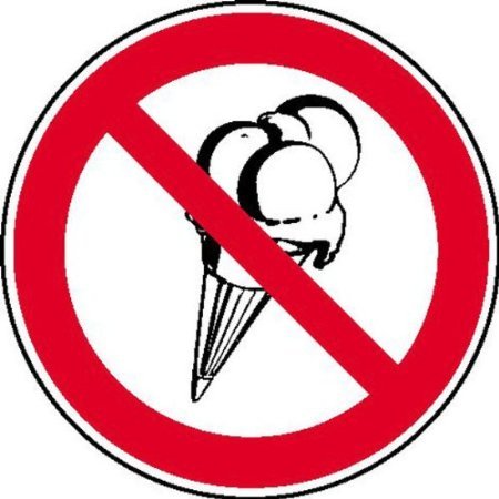 Indigos UG Aufkleber Eisverbot Verbotsschild - 10cm - selbstklebender Sicherheits Aufkleber für Tür oder Wand - Warnschild für Gebäude, Hotel, Büro, Firma, Haus, Praxis Indigos UG Aufkleber Eisverbot Verbotsschild - 10cm - selbstklebender Sicherheits Aufkleber für Tür oder Wand - Warnschild für Gebäude, Hotel, Büro, Firma, Haus, Praxis von INDIGOS UG