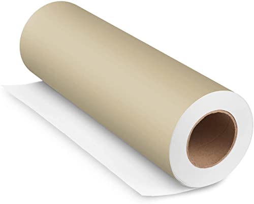 INDIGOS UG - Aufkleber Küchenschränke 50cm x 4m - MATT - Folie aus hochwertigem PVC Tapeten Küche Klebefolie Möbel wasserfest Schränke Selbstklebende Folie Küchenfolie Dekofolie - Beige von INDIGOS UG