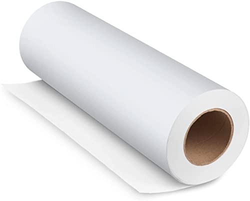 Möbelfolie für Küchenschränke & Möbel 50x500cm Glanz - weiß - Folie PVC Tapeten Küche Klebefolie wasserfest für Schränke selbstklebende Folie Küchenfolie Dekofolie - Autofolie - Wandschutzfolie - von INDIGOS UG