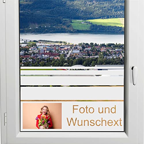 INDIGOS UG - Fensterfolie Blickdicht Küche mit eigenen Text - personalisiert mit Wunschtext & Foto - Milchglasfolie selbstklebend - Sichtschutzfolie Fenster im Bad, Kinderzimmer, Wohnzimmer INDIGOS UG - Fensterfolie Blickdicht Küche mit eigenen Text - personalisiert mit Wunschtext & Foto - Milchglasfolie selbstklebend - Sichtschutzfolie Fenster im Bad, Kinderzimmer, Wohnzimmer von INDIGOS UG