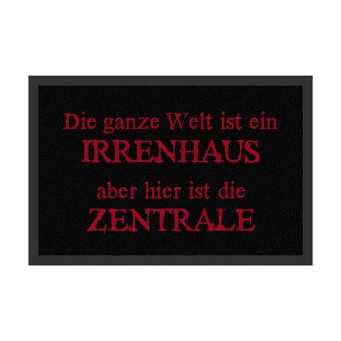 INDIGOS UG Fußmatte Irrenhaus von INDIGOS UG