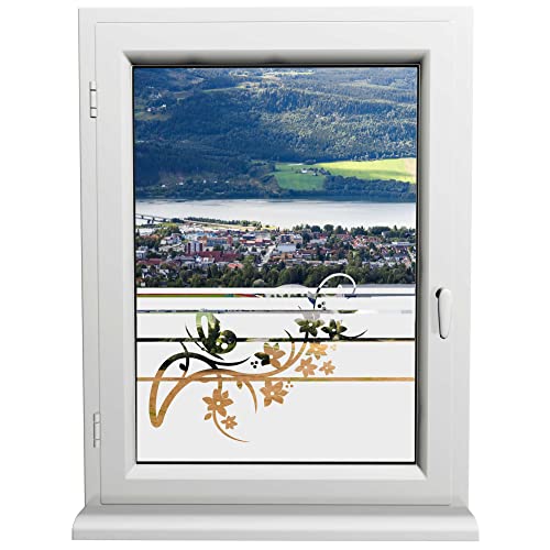 INDIGOS UG - Glasdekorfolie - Schmetterling - Sonnenschutz H50Line - Sichtschutzfolie - Fensterfolie - für die Küche, Bad ans Fenster, Sichtschutz von INDIGOS UG