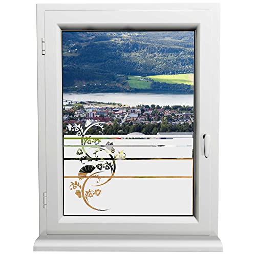 INDIGOS UG - Glasdekorfolie - Schmetterling - Sonnenschutz H50Line - Sichtschutzfolie - Fensterfolie - für die Küche, Bad ans Fenster, Sichtschutz von INDIGOS UG