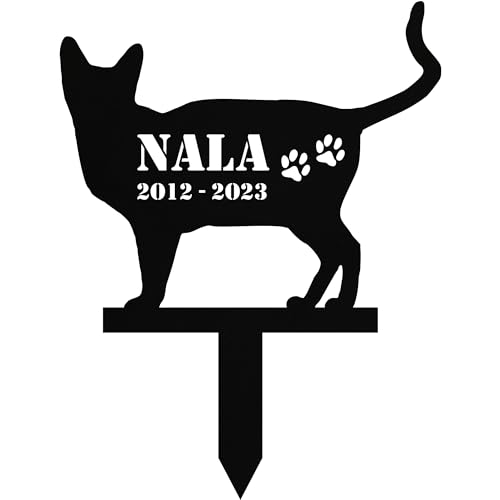 INDIGOS UG - Grabschmuck Katze - Havana-Katze - 40 cm - wetterfester Gedenkpfahl als Grabstecker - Wunschname & Datum - Schilder selbst gestalten Wunschtext - Haustier, Trauer INDIGOS UG - Grabschmuck Katze - Havana-Katze - 40 cm - wetterfester Gedenkpfahl als Grabstecker - Wunschname & Datum - Schilder selbst gestalten Wunschtext - Haustier, Trauer von INDIGOS UG