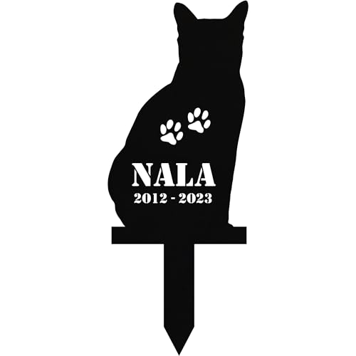 INDIGOS UG - Grabschmuck Katze - Burma-Katze - 50 cm - wetterfester Gedenkpfahl als Grabstecker - Wunschname & Datum - Schilder selbst gestalten Wunschtext - Haustier, Trauer INDIGOS UG - Grabschmuck Katze - Burma-Katze - 50 cm - wetterfester Gedenkpfahl als Grabstecker - Wunschname & Datum - Schilder selbst gestalten Wunschtext - Haustier, Trauer von INDIGOS UG
