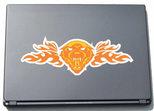 INDIGOS UG Laptopskin Aufkleber Decal Sticker Laptop 210mmx63mm Wilde Löwen von INDIGOS UG