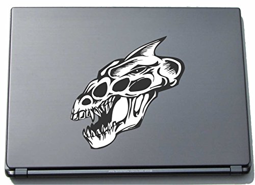INDIGOS UG Laptopskin Aufkleber Decal Sticker Laptop 212mmx210mm Wild Schädel von INDIGOS UG