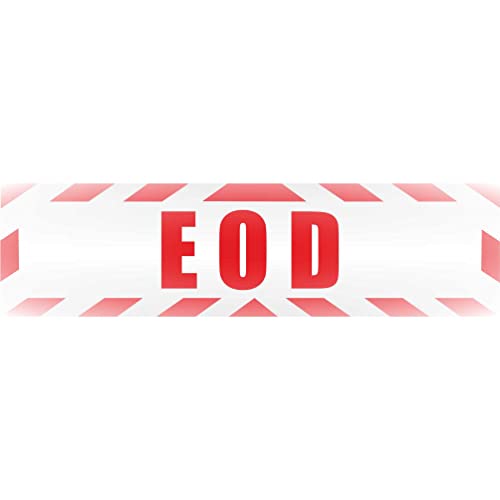 INDIGOS UG - Magnetschild Auto "EOD Explosive Ordonance Device Bombenentschärfer Kampfmittelräumdienst Munitionsfachpersonal" mit Rahmen 30 x 8 cm reflektierend von INDIGOS UG