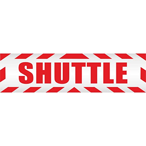 INDIGOS UG - Magnetschild Auto Shuttle Service Taxi Bus Mitfahrgelegenheit Fahrer Abholen Linien Verkehr Fahrzeug mit Rahmen 30 x 8 cm - Magnetfolie LKW Truck von INDIGOS UG