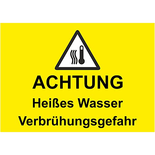 INDIGOS UG - PVC-Schild 5mm - Sicherheit - Warnung - Achtung Verbrühungsgefahr - 200x150 mm - Hotel, Firma, Schutz, Kita, Arzt, Praxis, Wohnung INDIGOS UG - PVC-Schild 5mm - Sicherheit - Warnung - Achtung Verbrühungsgefahr - 200x150 mm - Hotel, Firma, Schutz, Kita, Arzt, Praxis, Wohnung von INDIGOS UG