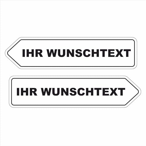 INDIGOS UG - Schilder selbst gestalten - Pfeil Schild Aluverbundplatte - Motiv 2 - rechts oder links - 30 bis 50 cm - Wunschtext personalisieren - Schild für die Arbeit, für Ihr Zuhause, als Geschenk INDIGOS UG - Schilder selbst gestalten - Pfeil Schild Aluverbundplatte - Motiv 2 - rechts oder links - 30 bis 50 cm - Wunschtext personalisieren - Schild für die Arbeit, für Ihr Zuhause, als Geschenk von INDIGOS UG
