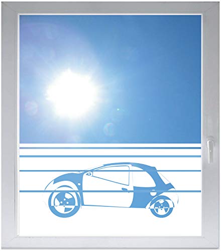 INDIGOS UG Sichtschutzfolie Glasdekorfolie Fensterfolie mit Motiv satiniert Blickdicht - E190 Schönes Auto - 800 mm Länge - 500 mm Höhe - Streifen - selbstklebend - matt - für Bad INDIGOS UG Sichtschutzfolie Glasdekorfolie Fensterfolie mit Motiv satiniert Blickdicht - E190 Schönes Auto - 800 mm Länge - 500 mm Höhe - Streifen - selbstklebend - matt - für Bad von INDIGOS UG