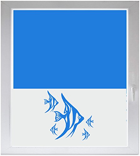 INDIGOS UG Sichtschutzfolie Glasdekorfolie Fensterfolie mit Motiv satiniert Blickdicht - w005 Fische Fisch - 1200 mm Länge - 500 mm Höhe Viereck - selbstklebend - matt - für Fenster INDIGOS UG Sichtschutzfolie Glasdekorfolie Fensterfolie mit Motiv satiniert Blickdicht - w005 Fische Fisch - 1200 mm Länge - 500 mm Höhe Viereck - selbstklebend - matt - für Fenster von INDIGOS UG