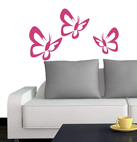 INDIGOS UG - Wandtattoo Kinderzimmer Wandtattoo Schmetterlinge 9x9, 7x7, 8x8 cm Wandaufkleber Wandfolie 3 Stück - Dekoartion Kinderzimmer Schule Bad Hotel Kita INDIGOS UG - Wandtattoo Kinderzimmer Wandtattoo Schmetterlinge 9x9, 7x7, 8x8 cm Wandaufkleber Wandfolie 3 Stück - Dekoartion Kinderzimmer Schule Bad Hotel Kita von INDIGOS UG
