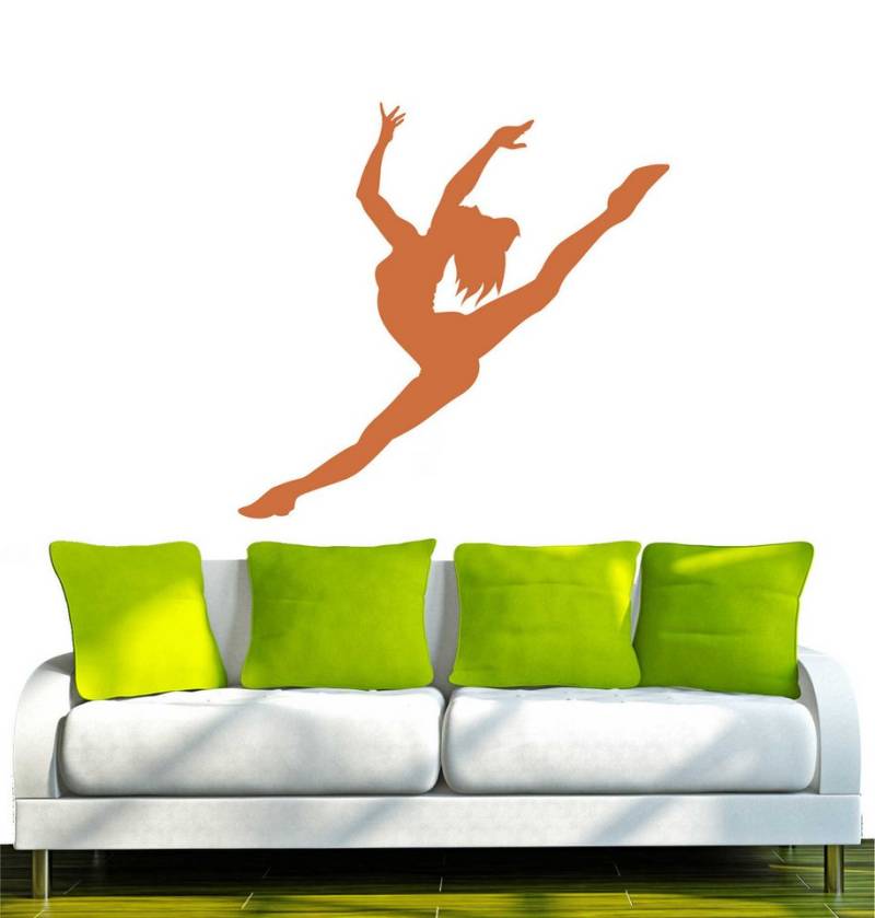 INDIGOS UG Wandtattoo Wandtattoo - Wandaufkleber - w036 Ballerina Sexy Frau Girl von INDIGOS UG