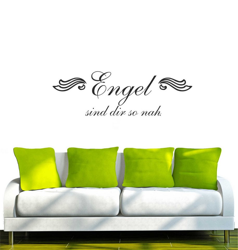 INDIGOS UG Wandtattoo Wandtattoo - Wandaufkleber - w042 Spruch Engel INDIGOS UG Wandtattoo Wandtattoo - Wandaufkleber - w042 Spruch Engel von INDIGOS UG