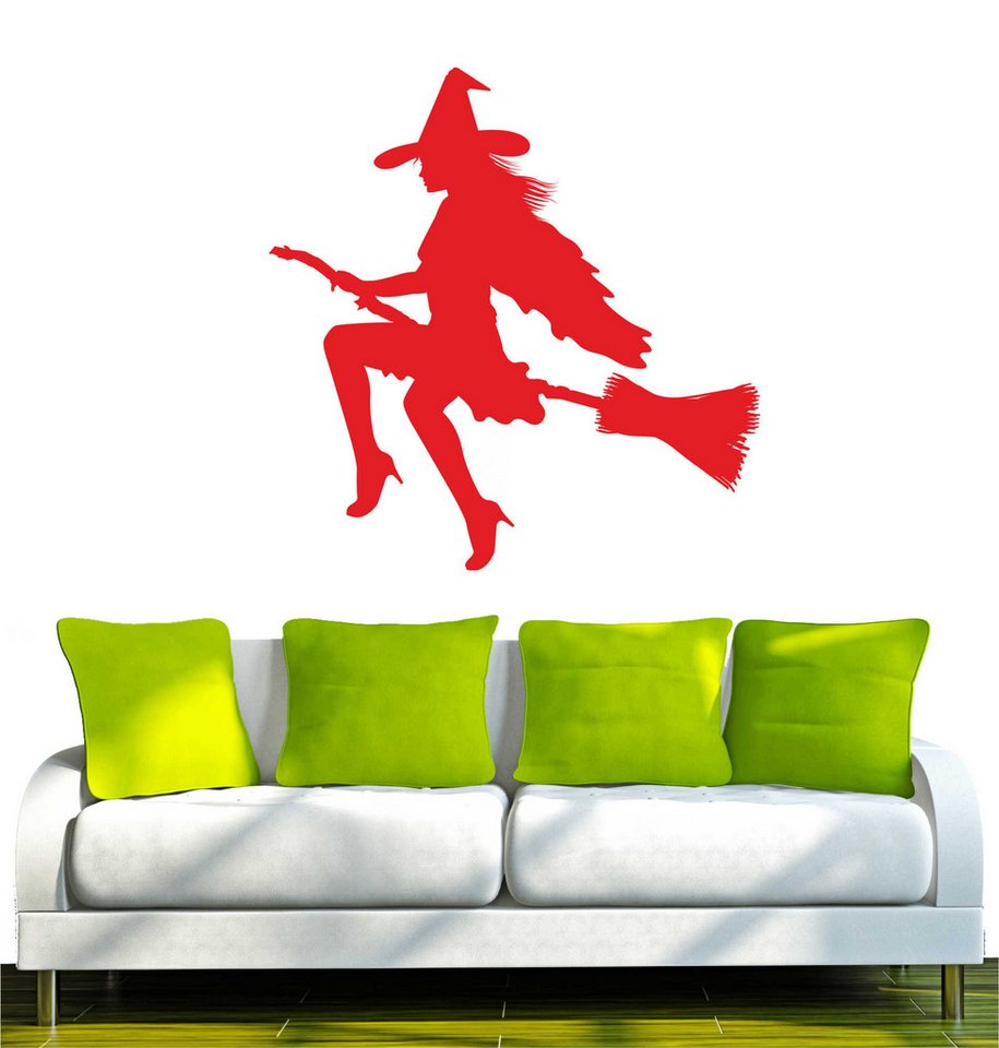 INDIGOS UG Wandtattoo Wandtattoo - Wandaufkleber - w415 Sexy Engel Fee Hexe auf Besen INDIGOS UG Wandtattoo Wandtattoo - Wandaufkleber - w415 Sexy Engel Fee Hexe auf Besen von INDIGOS UG