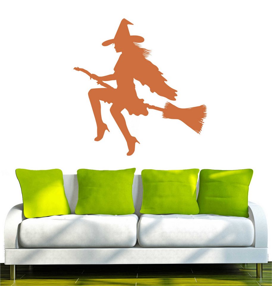 INDIGOS UG Wandtattoo Wandtattoo - Wandaufkleber - w415 Sexy Engel Fee Hexe auf Besen INDIGOS UG Wandtattoo Wandtattoo - Wandaufkleber - w415 Sexy Engel Fee Hexe auf Besen von INDIGOS UG
