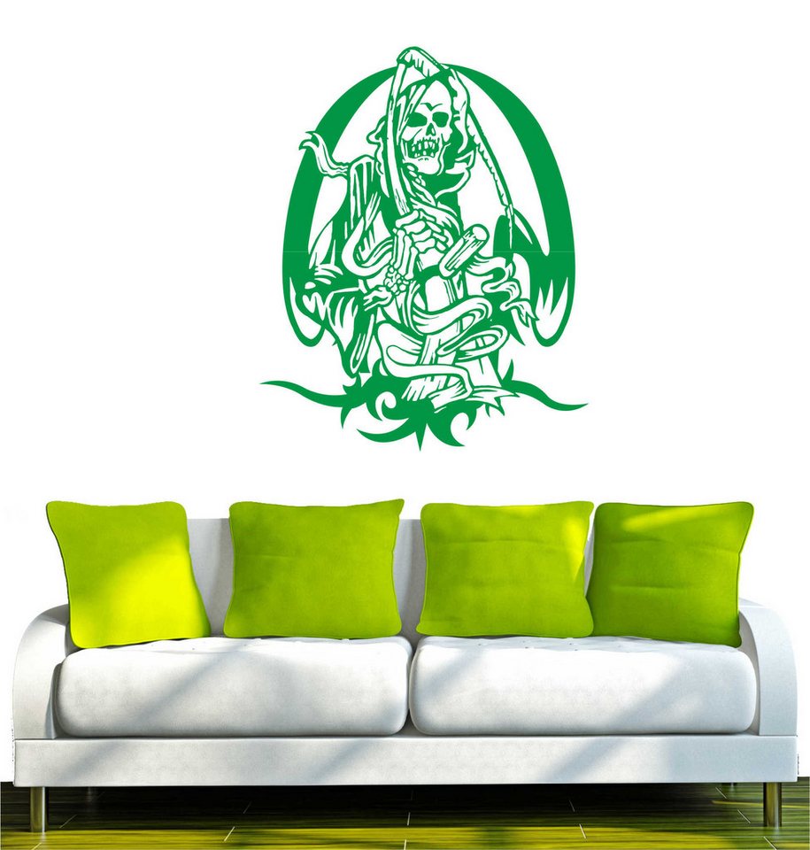 INDIGOS UG Wandtattoo Wandtattoo - Wandaufkleber - w418 Skelett Schädel sehr filigran INDIGOS UG Wandtattoo Wandtattoo - Wandaufkleber - w418 Skelett Schädel sehr filigran von INDIGOS UG