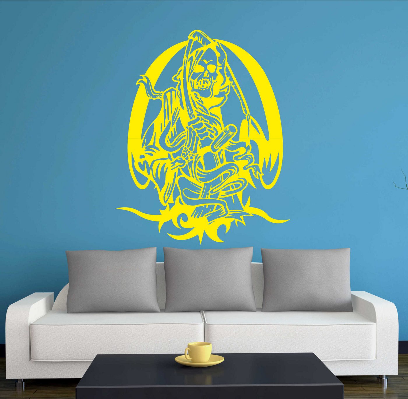 INDIGOS UG Wandtattoo Wandtattoo - Wandaufkleber - w418 Skelett Schädel sehr filigran INDIGOS UG Wandtattoo Wandtattoo - Wandaufkleber - w418 Skelett Schädel sehr filigran von INDIGOS UG