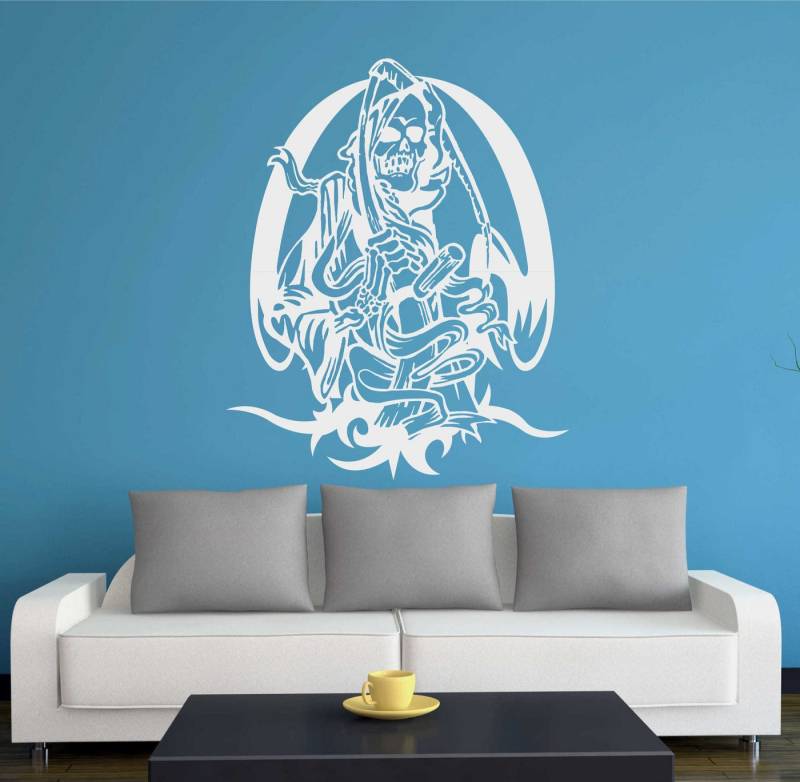 INDIGOS UG Wandtattoo Wandtattoo - Wandaufkleber - w418 Skelett Schädel sehr filigran INDIGOS UG Wandtattoo Wandtattoo - Wandaufkleber - w418 Skelett Schädel sehr filigran von INDIGOS UG