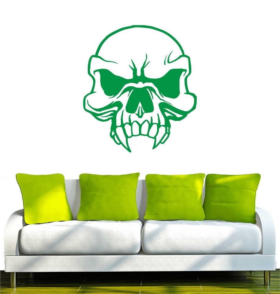 INDIGOS UG Wandtattoo Wandtattoo - Wandaufkleber - w427 Schädel Skelett Skull INDIGOS UG Wandtattoo Wandtattoo - Wandaufkleber - w427 Schädel Skelett Skull von INDIGOS UG