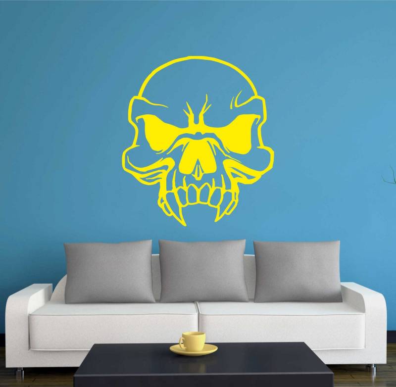 INDIGOS UG Wandtattoo Wandtattoo - Wandaufkleber - w427 Schädel Skelett Skull INDIGOS UG Wandtattoo Wandtattoo - Wandaufkleber - w427 Schädel Skelett Skull von INDIGOS UG