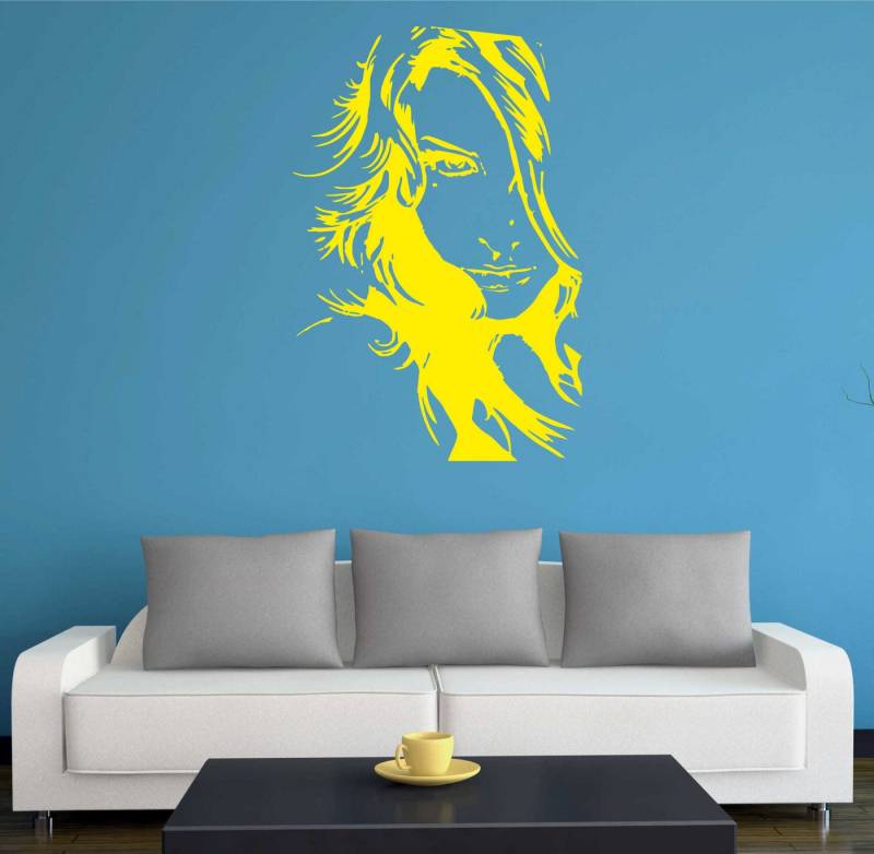 INDIGOS UG Wandtattoo Wandtattoo - Wandaufkleber - w429 Sexy Frau Mädchen von INDIGOS UG