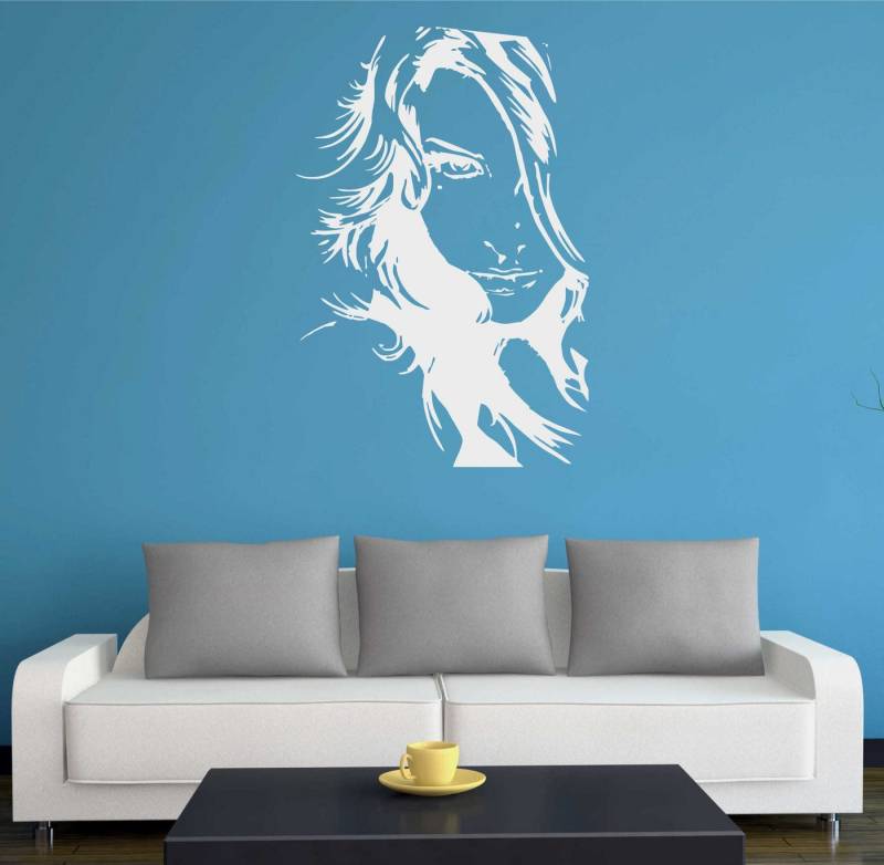 INDIGOS UG Wandtattoo Wandtattoo - Wandaufkleber - w429 Sexy Frau Mädchen von INDIGOS UG