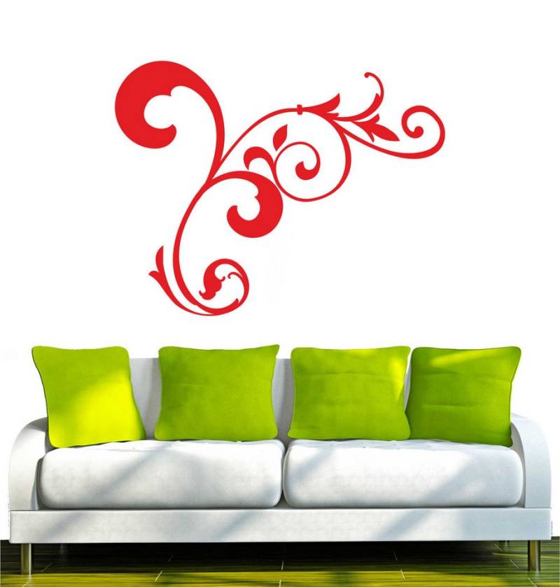 INDIGOS UG Wandtattoo Wandtattoo - Wandaufkleber - w440 Pflanze Ranke filigran von INDIGOS UG