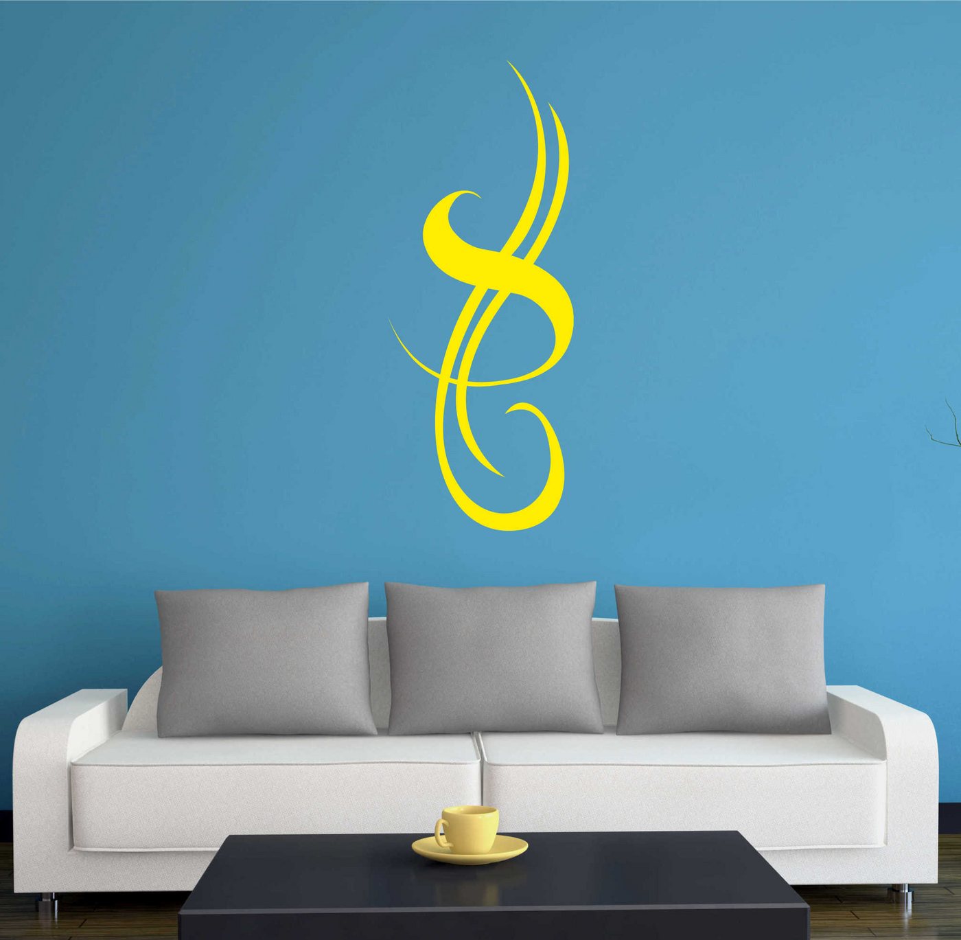 INDIGOS UG Wandtattoo Wandtattoo - Wandaufkleber - w447 Tribal Tattoo Pflanze INDIGOS UG Wandtattoo Wandtattoo - Wandaufkleber - w447 Tribal Tattoo Pflanze von INDIGOS UG