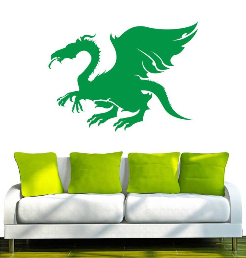 INDIGOS UG Wandtattoo Wandtattoo - Wandaufkleber - w482 Drachen Flügel Fliegen INDIGOS UG Wandtattoo Wandtattoo - Wandaufkleber - w482 Drachen Flügel Fliegen von INDIGOS UG