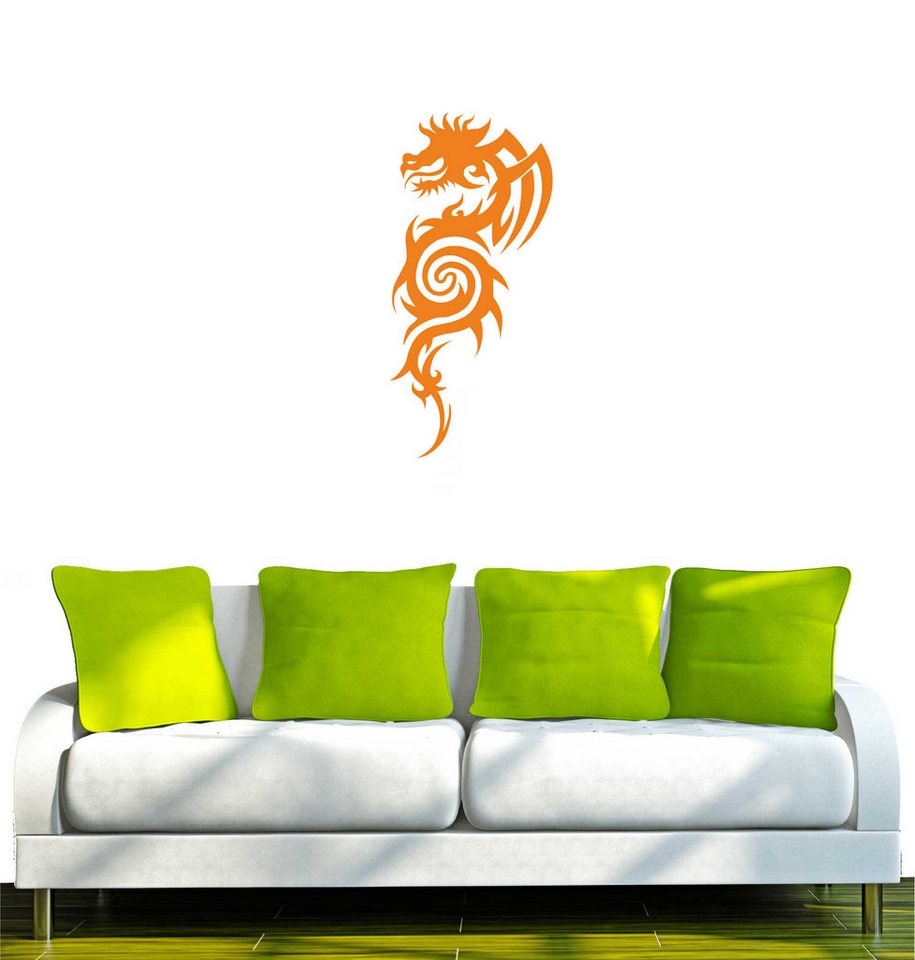 INDIGOS UG Wandtattoo Wandtattoo - Wandaufkleber - w91 Drache Drachen China INDIGOS UG Wandtattoo Wandtattoo - Wandaufkleber - w91 Drache Drachen China von INDIGOS UG